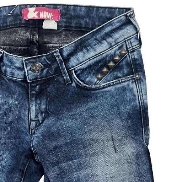 Pre-owned H&M Women Blue Jeans Slim Fit Stretch Cotton Skinny Denim US 26 Turkey - Picture 7 of 14